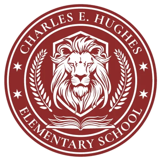 Hughes Logo-Red and White Ring